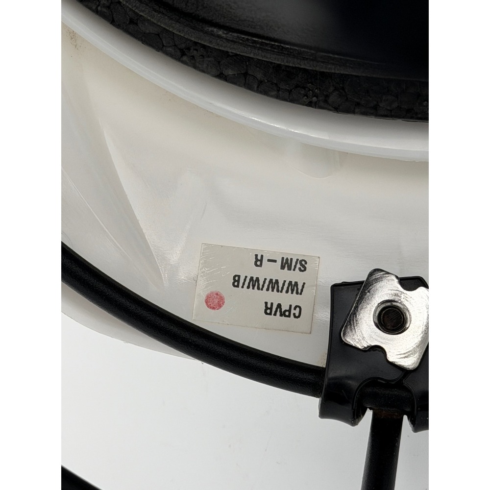 Cascade CPV-R Lacrosse Helmet White Black Mask Youth S/M-R Adjustable SPRfit - Picture 7 of 7
